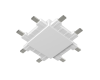 Коннектор SWG PRO CN-SLIM-WH-X 022071