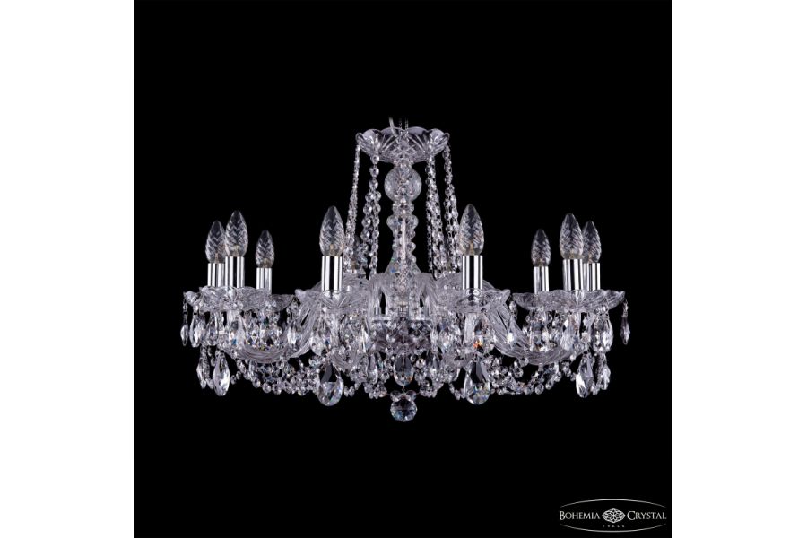 Подвесная люстра Bohemia Ivele Crystal 1402/10/240 Ni