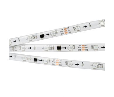 Светодиодная лента герметичная Arlight SPI-SE-B30-10mm 12V RGB-PX3 (7.2W/m, IP65, 5060, 5m) 026369(2)
