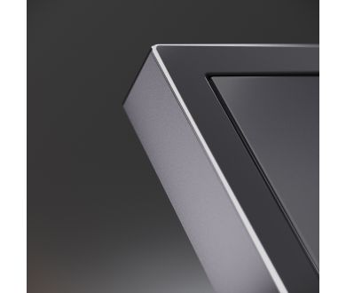 Клавиши для выключателя/переключателя двухклавишного S70 Metal (антрацит) Voltum VLSM000312