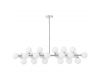 Люстра на штанге Lumina Deco Marsiada LDP 6033-24 CHR