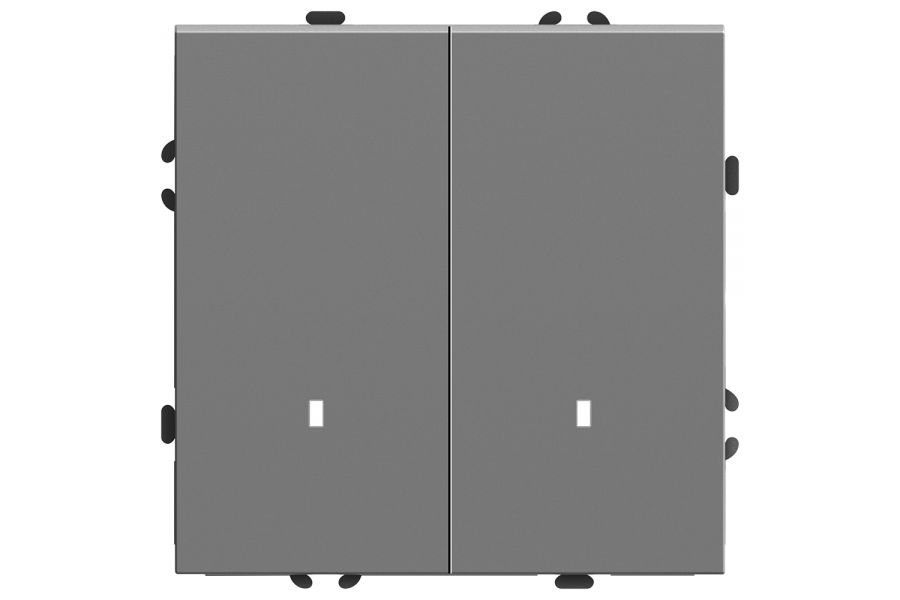 Выключатель 2-клавишный c индикатором Stekker Эмили RSW10-5102-10 49942