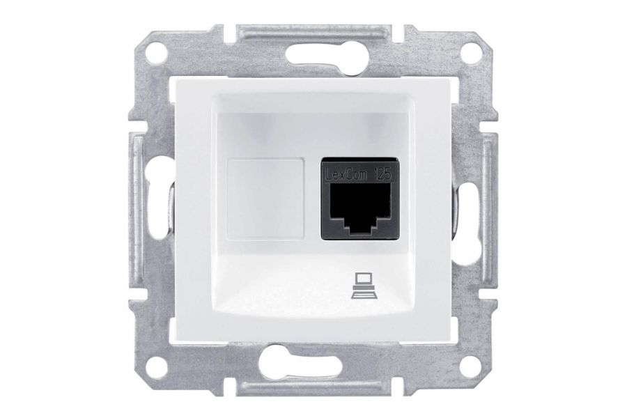 Розетка компьютерная RJ45 Schneider Electric Sedna STP SDN4900121