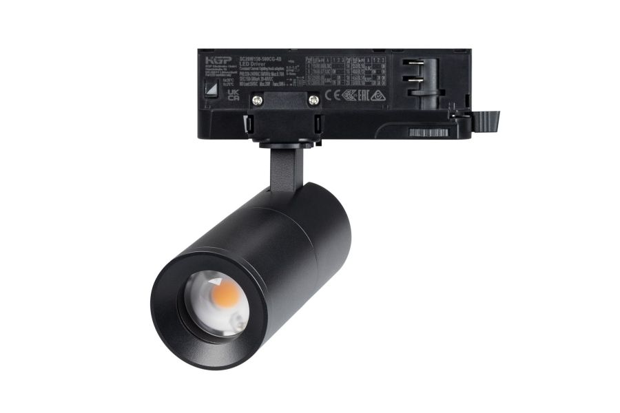 Трековый трехфазный светильник Arlight LGD-ARTEMIS-TRACK-4TR-R55-12W Day4000 (BK, 8-80 deg, 230V, DALI) 057691