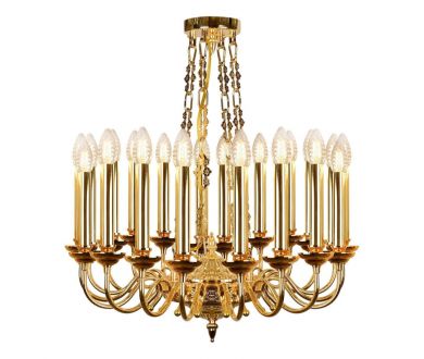 Подвесная люстра iLamp Louvre MD8551-20 GD