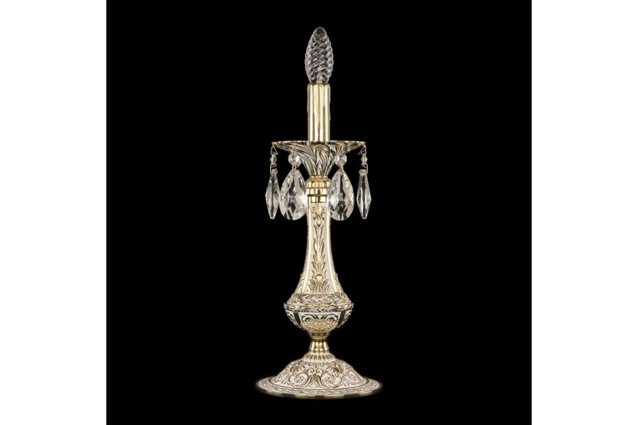 Настольная лампа Bohemia Ivele Crystal Verona 72100L/1-37 GW