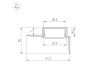 Профиль Arlight FANTOM-W20-H10-EDGE-2000 ANOD 054183