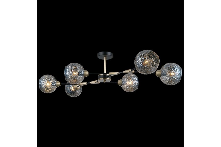 Люстра на штанге Illumico IL0253-6CSQ-79 BK AB