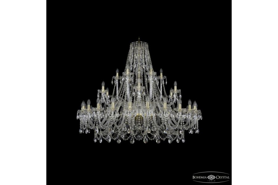 Подвесная люстра Bohemia Ivele Crystal 1411/24+6+6/530 G