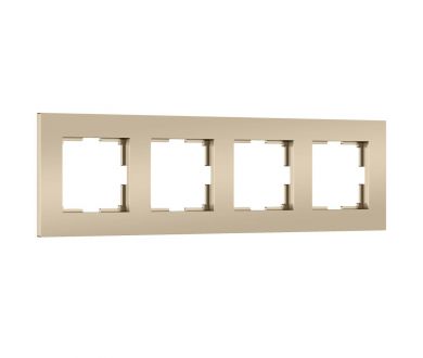 Рамка на 4 поста Werkel Slab (шампань софт) W0042911 4690389218446 a071627