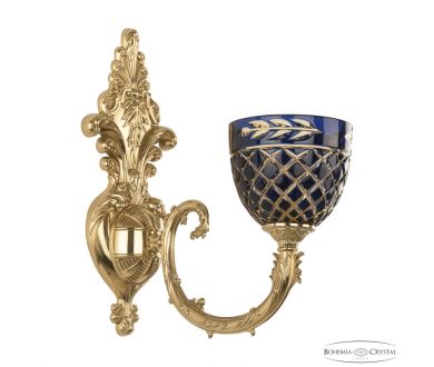 Бра Bohemia Ivele Crystal Florence 7109B15/1/210 G P1 U Amber-Blue/H-1J