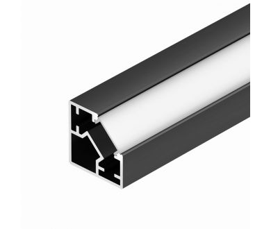 Профиль Arlight SL-KUB-DISPLAY-2525-2000 ANOD BLACK (Алюминий) 062894