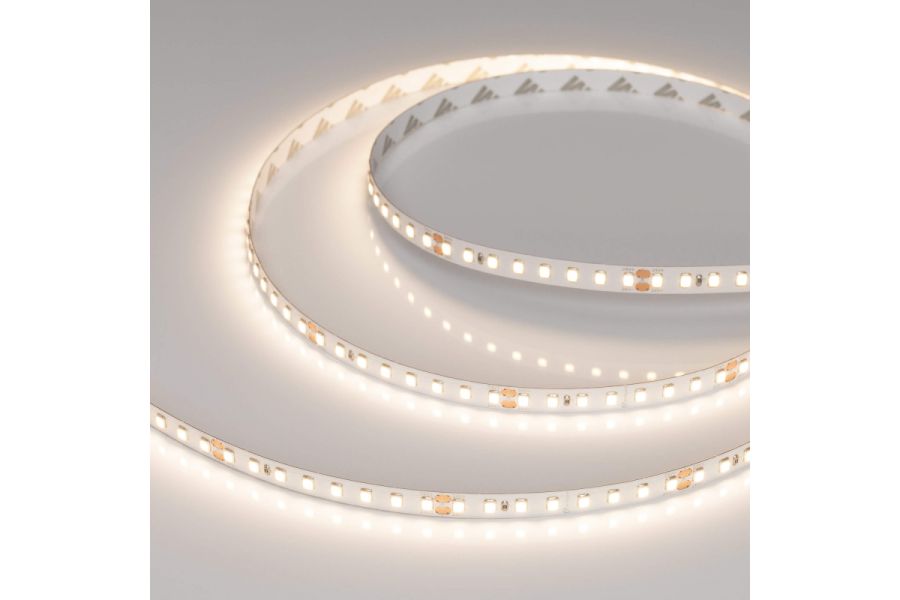 Светодиодная лента Arlight RT-A128-8mm 24V Warm3500 (9.6 W/m, IP20, 2835, 5m) 038757