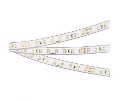 Светодиодная герметичная лента Arlight RTW-PS-A80-12mm 24V Warm2400 (4.8 W/m, IP67, TWP100, 5m) 053506