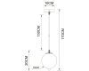 Подвесной светильник Arte Lamp Freddie A2231SP-1PB