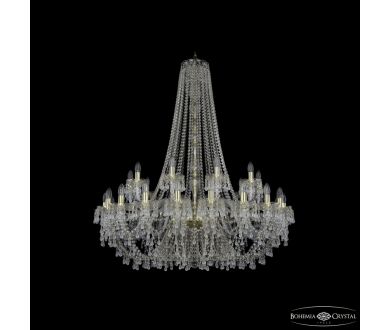 Подвесная люстра Bohemia Ivele Crystal 1410/20+10/400/h-130 G V0300