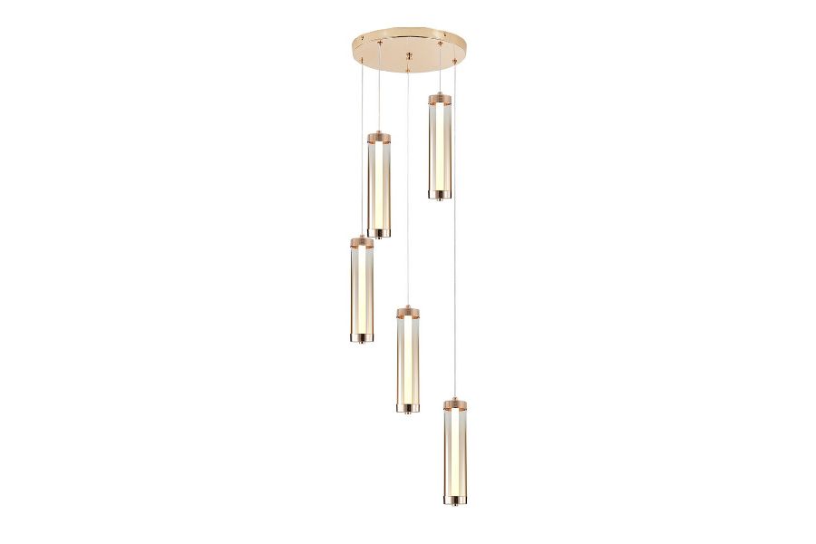 Каскадная люстра Indigo Rilucente 11061/5P Gold V000151L