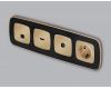 Лицевая панель для HDMI розетки Ambrella Volt Omega OP6140