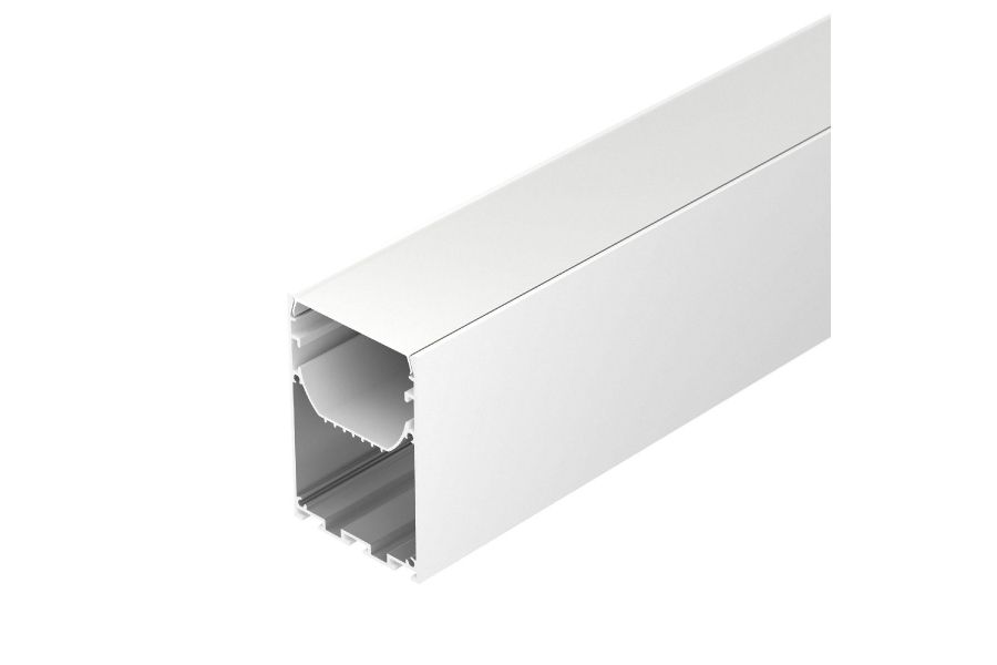 Алюминиевый профиль Arlight LINE-S-5075-2500 WHITE 041851 (отрез 2,5 м)