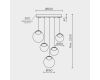 Подвесной светильник Modelux ML.2338.5 BK