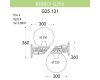 Уличный настенный светильник Fumagalli Bisso/G250 G25.131.000.AYE27