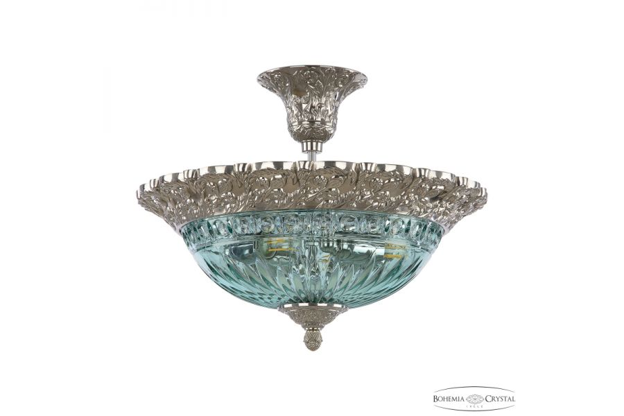 Потолочный светильник Bohemia Ivele Crystal 7091P/39/FL Ni Birusa/M-1G