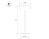Торшер аккумуляторный Arlight SP-KWALLEN-4.7W Warm2700 (Черный, 130 deg, 5V) (IP54 Металл) 060828