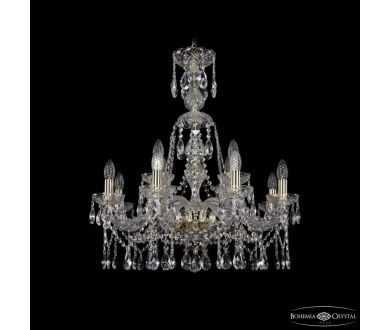 Купить Подвесная люстра Bohemia Ivele Crystal 1413/8+4/220/XL-73 G Подвесная люстра Bohemia Ivele Crystal 1413/8+4/220/XL-73 G