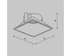 Рамка-отражатель Maytoni Downlight Ring8-10W-SQ-BS