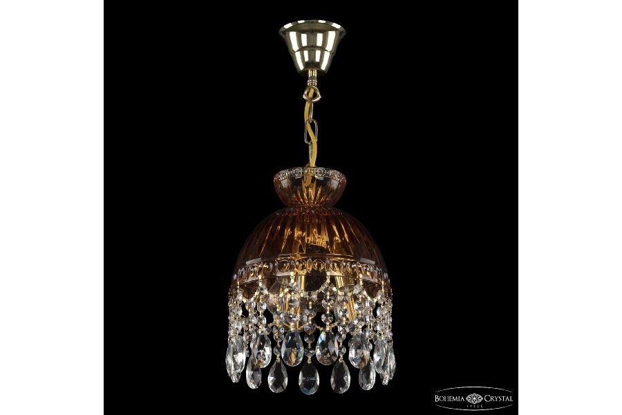 Подвесной светильник Bohemia Ivele Crystal 5478/22 G Amber/M-1G
