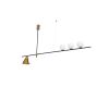 Подвесной светильник Lumina Deco Renzo LDP 6043-4 BK+MD