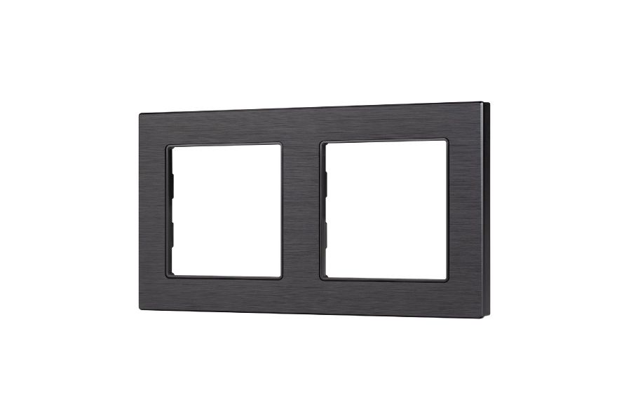 Рамка двухместная Arlight FRM-PRESTO-ALS-2-BK 043855