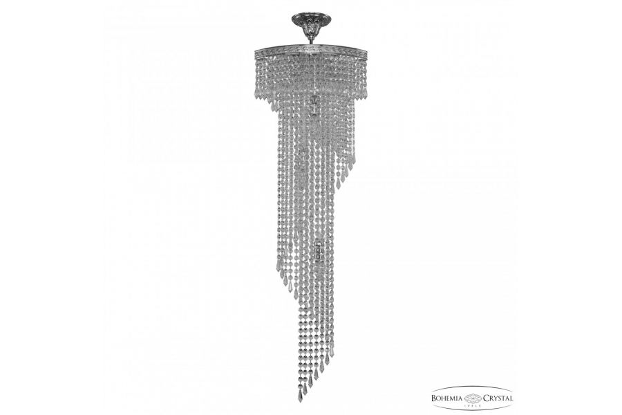 Каскадная люстра Bohemia Ivele Crystal 83113/35IV-100 Ni