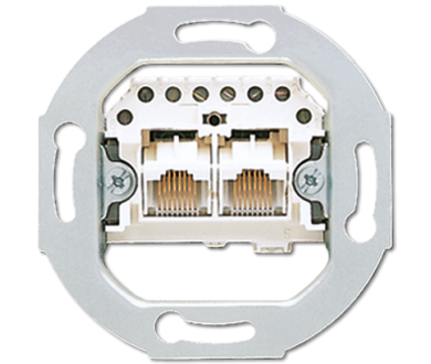 Розетка телефонная Jung UAE2X8UPO