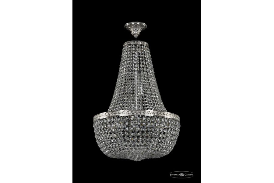 Люстра на штанге Bohemia Ivele Crystal 19281/H2/45IV Ni