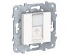 Розетка компьютерная RJ45 Schneider Electric Unica New Cat. 5e UTP NU541118