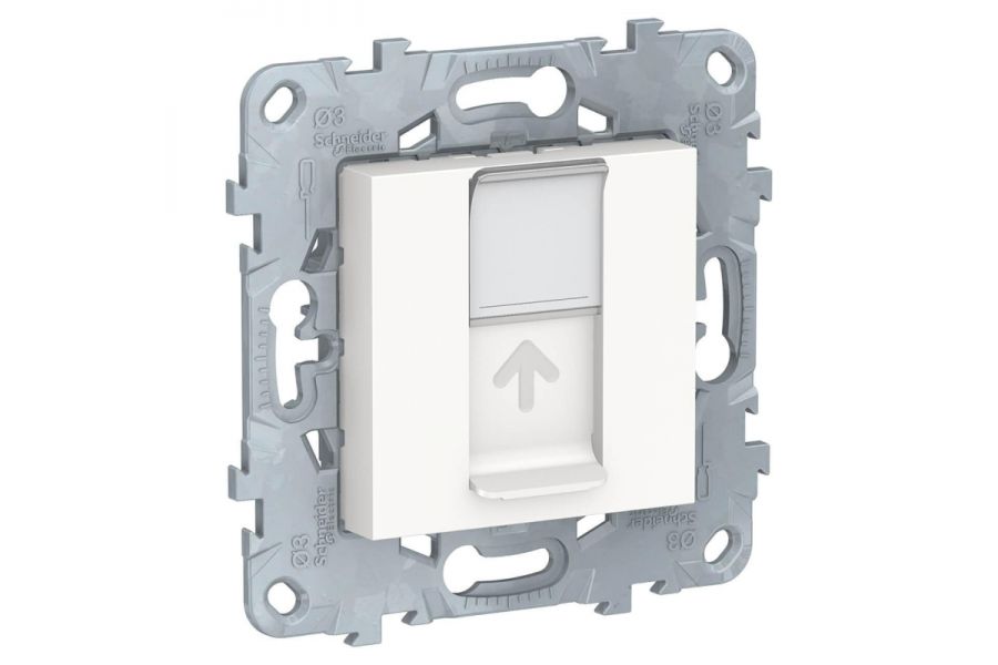 Розетка компьютерная RJ45 Schneider Electric Unica New Cat. 5e UTP NU541118