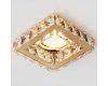 Встраиваемый светильник Ambrella Light Crystal K110 CL/G