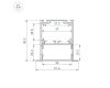 Алюминиевый профиль Arlight SL-LINIA52-3L-F-2000 ANOD 044682