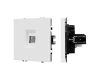 Розетка телефонная софт-тач белый кварц Arlight SCT-MTL1-SFPL-WH (RJ-11, 4C) 054300(1)