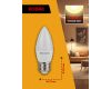 Лампа светодиодная Kodak LED B35-7W-830-E27 K 7Вт свеча теплый белый свет Е27 Б0057626
