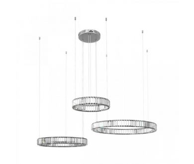 Подвесная люстра Loft IT Crystal ring 10135/3 Chrome