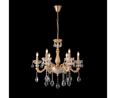 Подвесная люстра Crystal Lux ELIZABETH SP6 BRASS