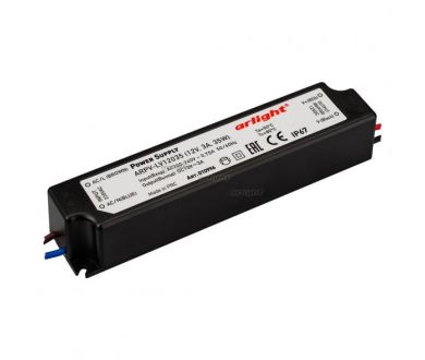Блок питания Arlight ARPV-LV12035 (12V, 3.0A, 36W) 010996