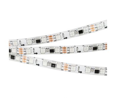 Светодиодная лента Arlight герметичная SPI-SE-B60-10mm 12V RGB-PX3 (14.4 W/m, IP65, 5060, 5m) 026366(2)