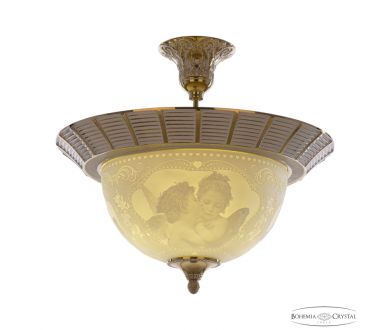 Потолочный светильник Bohemia Ivele Crystal 7091P/44/LS GW Angel