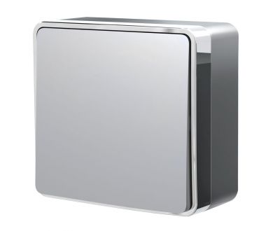 Выключатель одноклавишный проходной Werkel Gallant серебряный W5012006 4690389167096