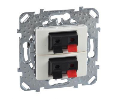 Аудиорозетка двойная Schneider Electric Unica MGU5.8787.25ZD