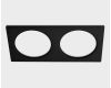 Двойная рамка Italline IT08-8034 black