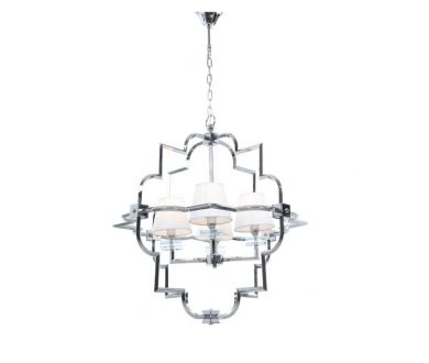 Подвесная люстра Lumina Deco Baltimore LDP 8020-4 CHR+WT
